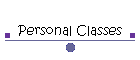 Personal Classes